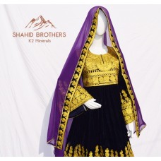 Vintage Afghan Dress # 1248