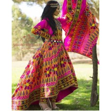 Red Afghani Banjara Dress # 453