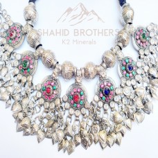 Afghan Tribal Jewellery Vintage Old Necklace # 1267