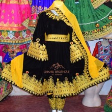 Afghan Tribal Velvet Dress # 1218