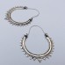 Nomad Tribal Saw Shape Antique Earring # 1119