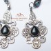 Turkman tribal black Drop Earrings # 921 Turkman tribal black Drop Earrings # 921