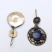 Gypsy Style Lapis gold drop earring # 563 Gypsy Style Lapis gold drop earring # 563