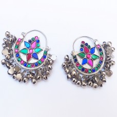 Vintage Afghan Earrings Nomad kuchi Earrings # 839