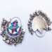 Vintage Afghan Earrings Nomad kuchi Earrings # 839