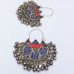 Afghan Tribal Antique Design Earrings # 858