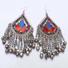 Afghan tribal pendants Earrings # 908