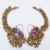 Kuchi Tribal Afghan Metal Tail Earring # 968