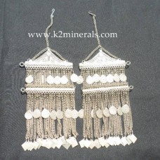 Vintage Kuchi Hair Button Pendant-575