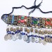 Vintage tribal afghan metal ethnic necklace-1067