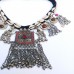 Tibetian Seashell Tribal necklace with bells-734