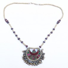 Kuchi tribe necklace with bells-38