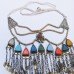 Belly Dancing tribal Choker necklace-397