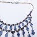 Choker afghan Lapis tribal necklace-1087