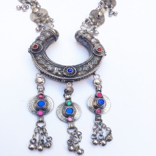 Vintage tribal afghan Turkmen Jewelry-1125