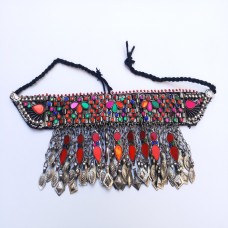 Kuchi beaded tribal necklace # 200