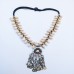 Afghan tribal shell bead necklace-860
