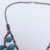 Nomad Kuchi tribal turquoise necklace-9