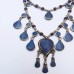 Lapis Vintage Necklace-435 Lapis Vintage Necklace-435