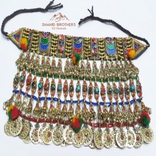 Afghan Tribal Vintage necklace # 1182