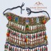 TRIBAL AFGHAN VINTAGE METAL CHOKER NECKLACE # 1183