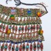 TRIBAL AFGHAN VINTAGE METAL CHOKER NECKLACE # 1183