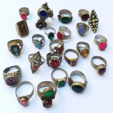 German silver Kuchi tribal rings # 12 German silver Kuchi tribal rings # 12