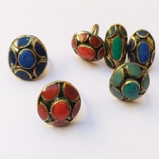 Tribal afghan antique rings # 293 Tribal afghan antique rings # 293