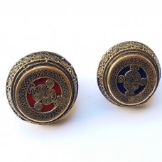 Kuchi Tribal antique brass look Lapis ring # 354 Kuchi Tribal antique brass look Lapis ring # 354