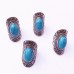 Antique silver Turquoise Ring for women # 745 Antique silver Turquoise Ring for women # 745