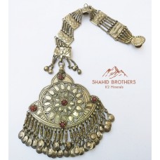 Afghan Vintage Kuchi Button Pendant # 388 Afghan Vintage Kuchi Button Pendant # 388