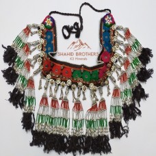 Afghan Tribal Beaded Tassels Vintage Belt # 10