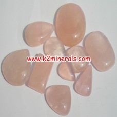 rose quartz cabochon-413