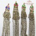VINTAGE AFGHAN METAL KUCHI TRIBAL BEADED PENDANT # 1184