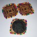 Beaded Mirror Medallions-1145 Beaded Mirror Medallions-1145