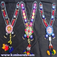 Vintage Belly Dance kuchi tribe necklace-441