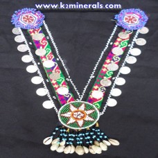 Vintage Belly Dance kuchi tribe necklace-443