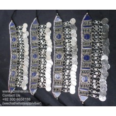 Afghani kuchi tribal necklace-615