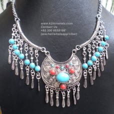 Boho gypsy necklace-752