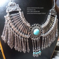 Boho gypsy necklace-761