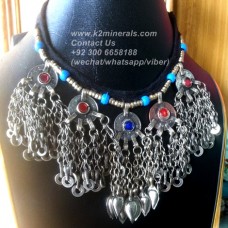 kuchi Afghan Tribal Antique Vintage necklace-832
