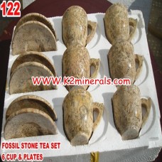 fossil stone tea set-606 fossil stone tea set-606