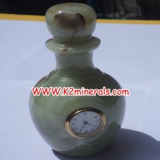 onyx stone clock-611