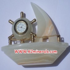 onyx stone clock-613