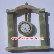 onyx stone clock-624