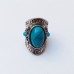 Afghan Turquoise tribal ring # 1141