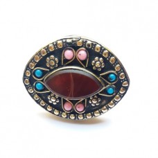 Golden tribal Rings afghan jewellery # 1113