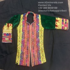 kuchi tribal Vintage afghan belly dance vest # 809